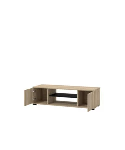 MOBILE PORTA TV "VALENCIA" QUERCIA, 120X40X34 CM